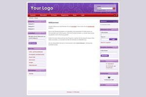 Freies Template xtcViolet für den xtcModified Webshop
